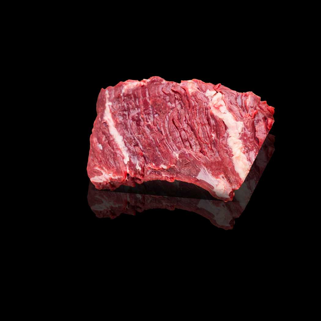 Marmorierung vom Bavette Flap Steak, USDA Prime Qualität