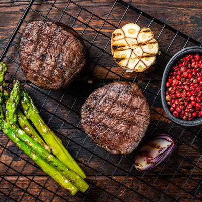 Jacks Creek Wagyu Steak 6-8.  Kross gebraten  und butterzart