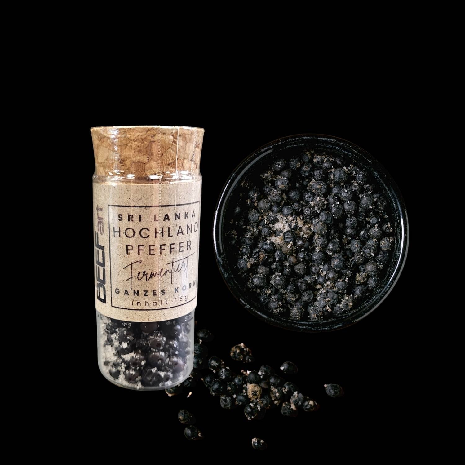 Fermentierte ganze Pfefferkörner 15g