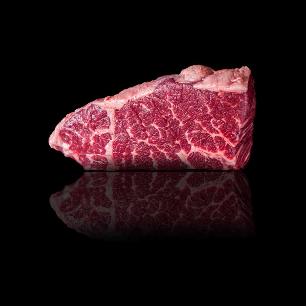Marmorierung vom Teppanyaki Cut, US Prime Beef von Greater Omaha