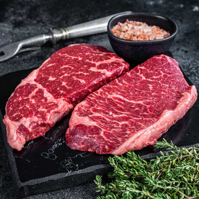 Teppanyaki Cut roh portioniert, USDA Prime Qualität für die heiße Platte