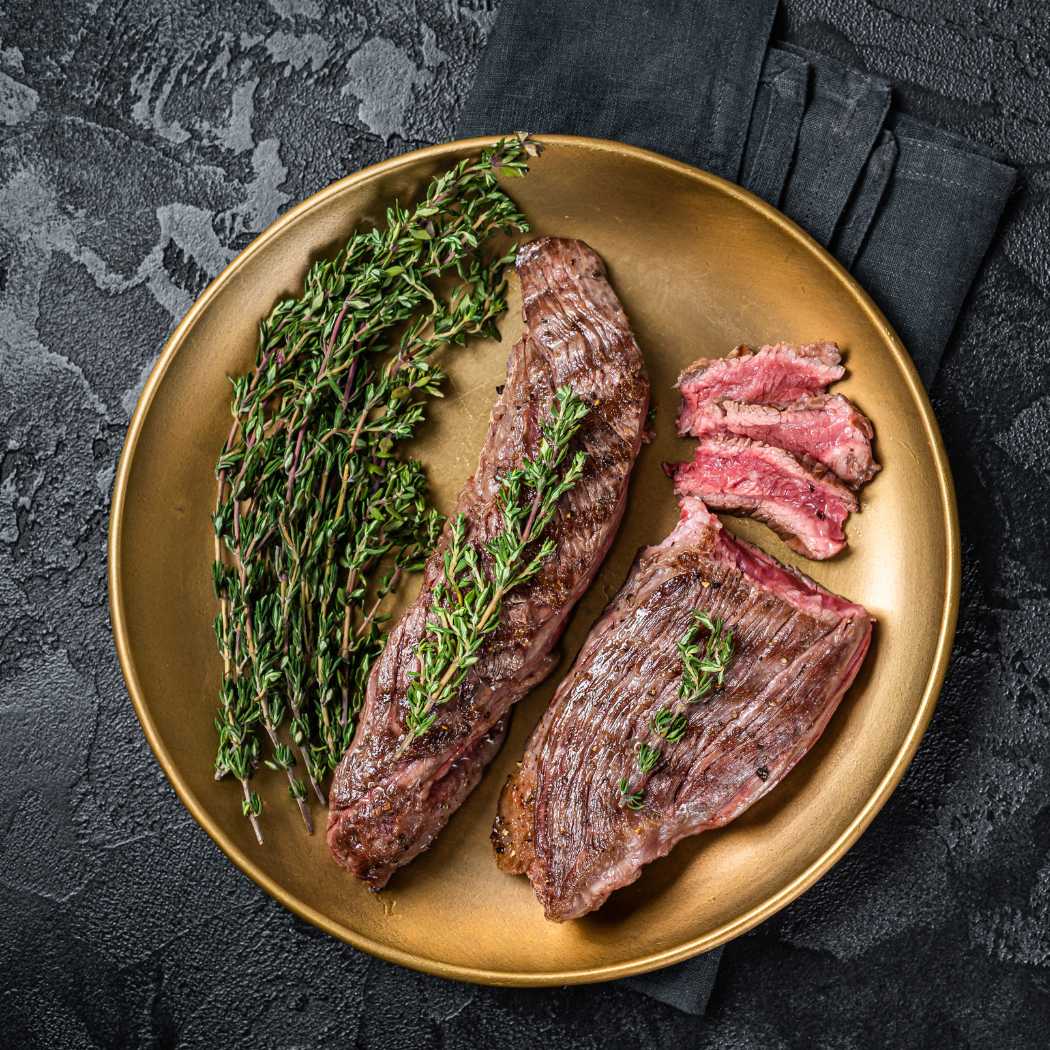 Teres Major Petite Tender medium rare gebraten, zarter Filet-Ersatz