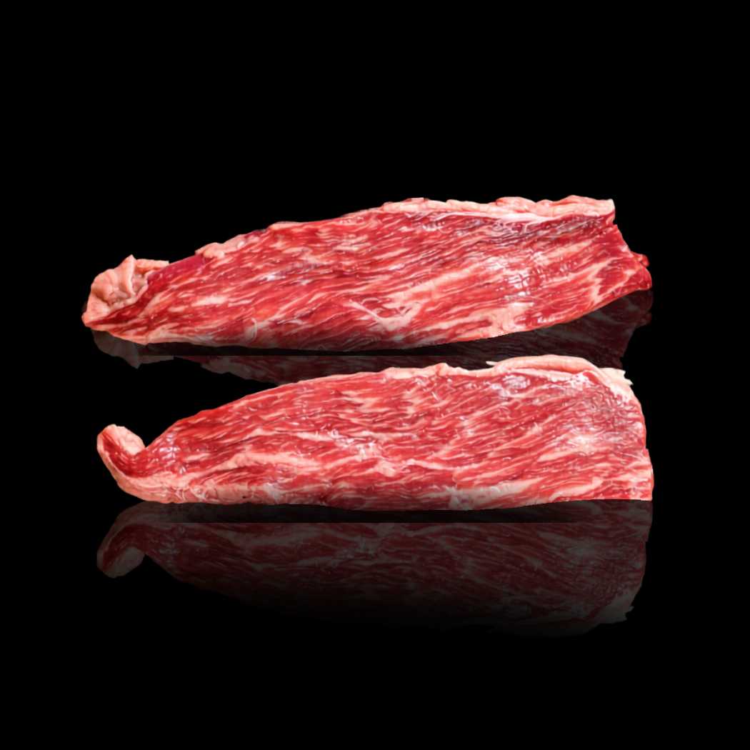US Prime Bavette Flap Steak roh von Greater Omaha aus Nebraska